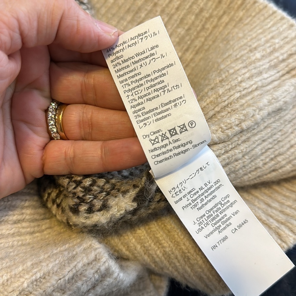 J. Crew Oversized Sweater Cardigan in Leopard Print SzM - Picture 11 of 11